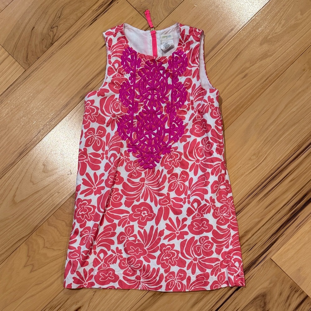 Crewcuts Pink Floral Kids Dress